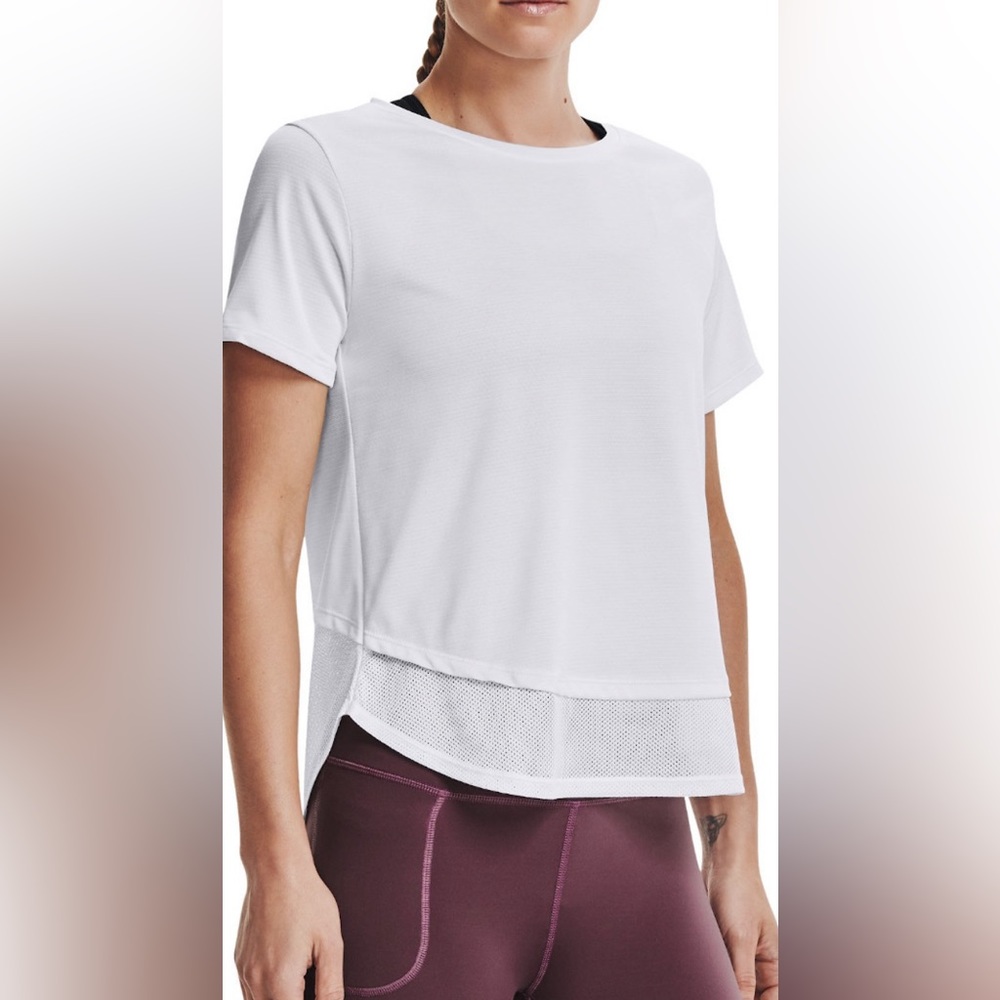 White Under Armor Tee